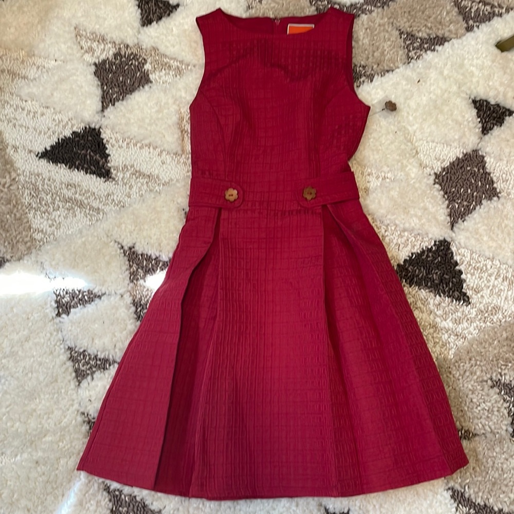 ModCloth Something Sixties Dress in Magenta